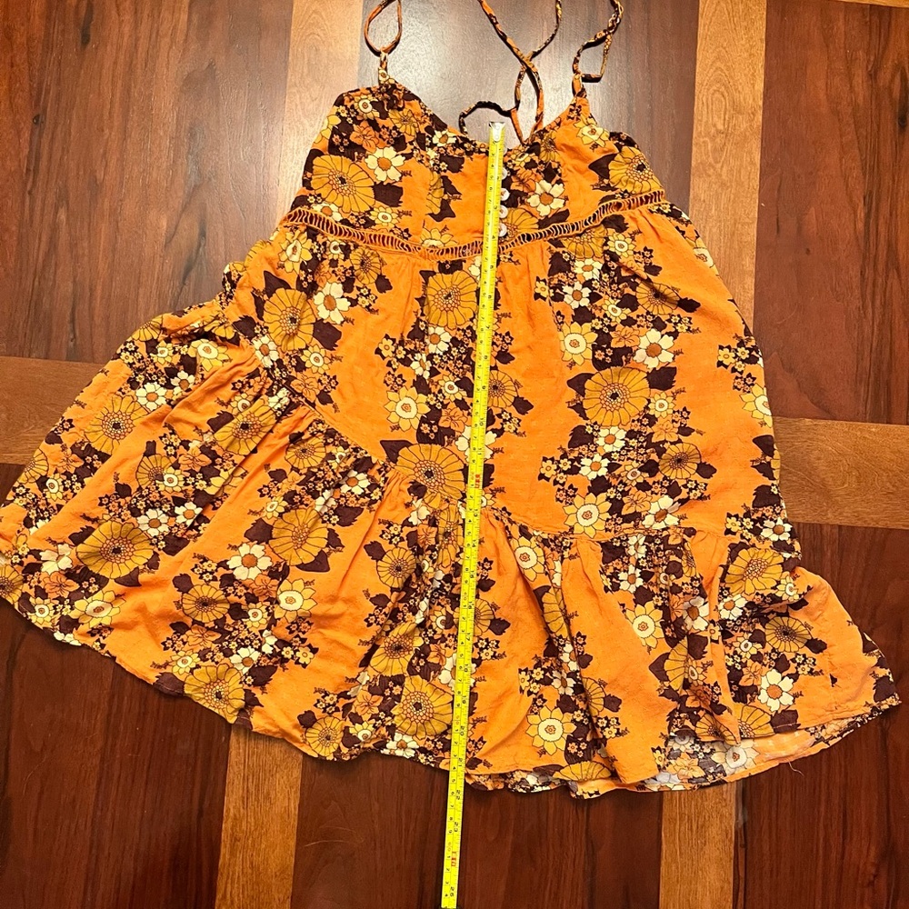 Urban Outfitters Boho Floral Dress Size XS - Picture 7 of 9